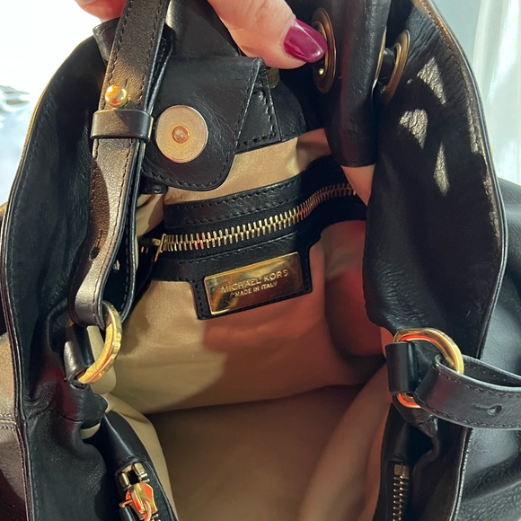Michael Kors Colection Skorpios hobo amazing black bag. Unique. Beautiful design - Picture 14 of 15